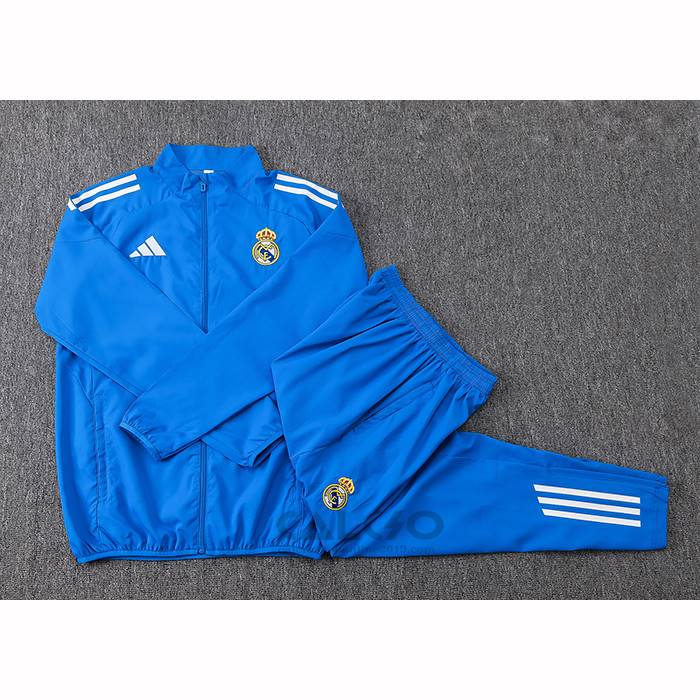 Tuta da Track di Giacca a Vento Real Madrid 2026-2027 Blu